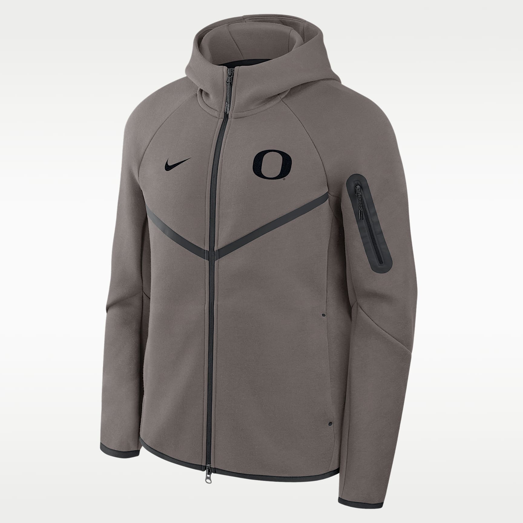 Oregon Tech Fleece Men's Nike College Full-Zip Hooded Jacket. Nike.com